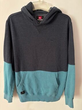 Quiksilver Two-Toned Blue Hoodie